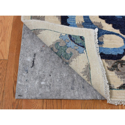 Clearance Wool Hand Knotted Rug Ivory No Border 10.0X13.9 -O087511