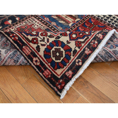 Persian Wool Hand Knotted Rug Red Ivory 5.1X10.0 -O087542
