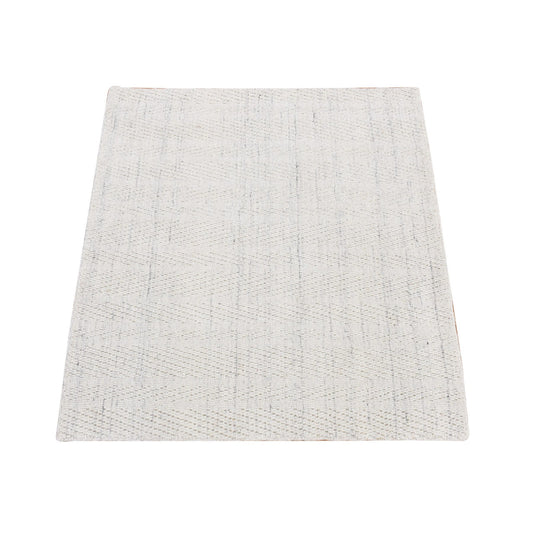 Modern and Contemporary Wool Hand Loomed Rug Ivory No Border 2.10X3.2 -O087548