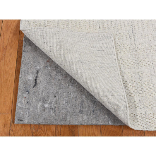 Modern and Contemporary Wool Hand Loomed Rug Ivory No Border 2.10X3.2 -O087548