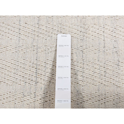 Modern and Contemporary Wool Hand Loomed Rug Ivory No Border 2.10X3.2 -O087548