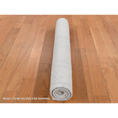 Modern and Contemporary Wool Hand Loomed Rug Ivory No Border 2.10X3.2 -O087548