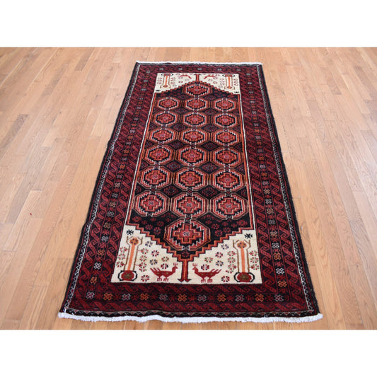 Persian Wool Hand Knotted Rug Red Red 3.10X7.1 -O087572
