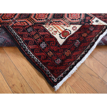 Persian Wool Hand Knotted Rug Red Red 3.10X7.1 -O087572