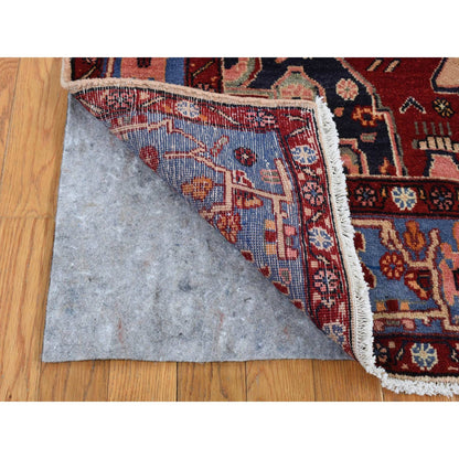 Persian Wool Hand Knotted Rug Red Blue 5.3X9.10 -O087573