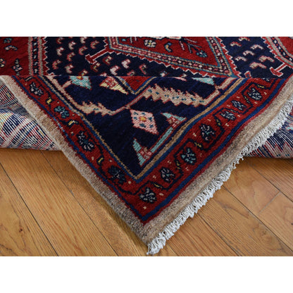 Persian Wool Hand Knotted Rug Red Blue 5.1X9.7 -O087575