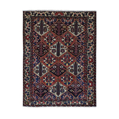 Persian Wool Hand Knotted Rug Red 5.0x6.9 -O087576