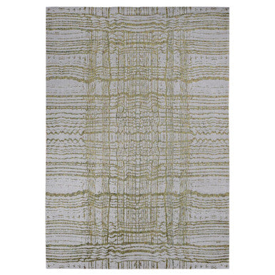 Modern and Contemporary Wool & Silk Hand Loomed Rug Grey No Border 9.9X14.2 -O087580