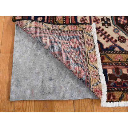 Persian Wool Hand Knotted Rug Red Blue 5.0X10.3 -O087591