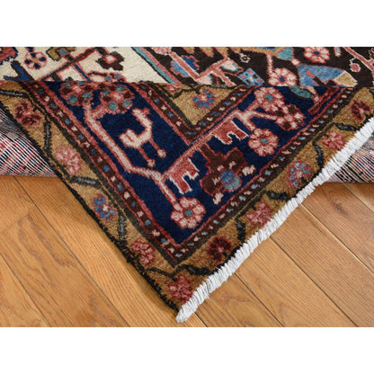 Persian Wool Hand Knotted Rug Red Blue 5.0X10.3 -O087591