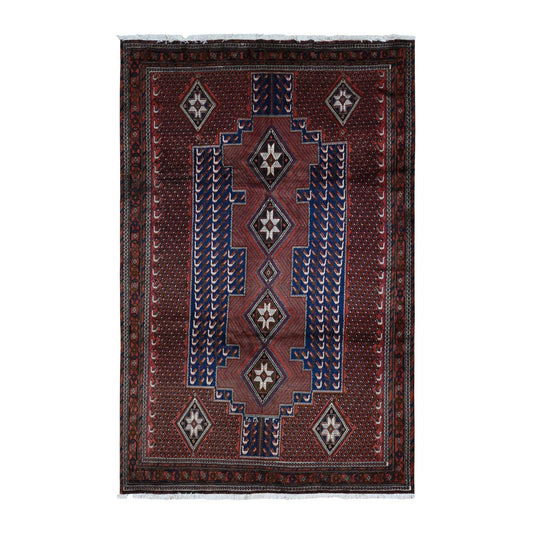 Persian Wool Hand Knotted Rug Red Red 6.8X10.5 -O087593
