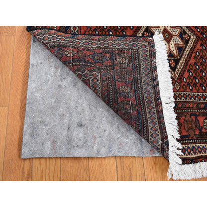 Persian Wool Hand Knotted Rug Red Red 6.8X10.5 -O087593