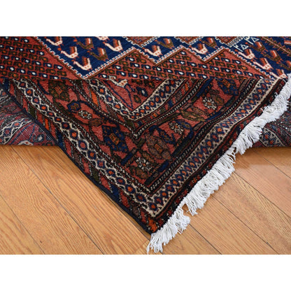 Persian Wool Hand Knotted Rug Red Red 6.8X10.5 -O087593
