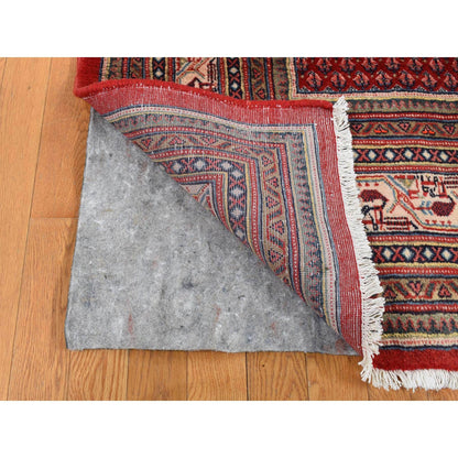 Persian Wool Hand Knotted Rug Red Ivory 7.1X10.8 -O087597