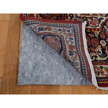 Persian Wool Hand Knotted Rug Red Millennium Blue 8.8X11.4 -O087600