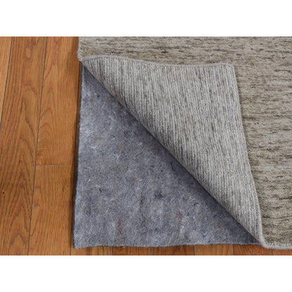 Modern and Contemporary Wool Hand Loomed Rug Grey No Border 2.7X18.2 -O087632