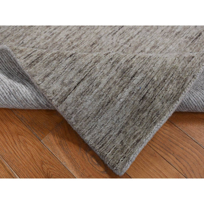 Modern and Contemporary Wool Hand Loomed Rug Grey No Border 2.7X18.2 -O087632