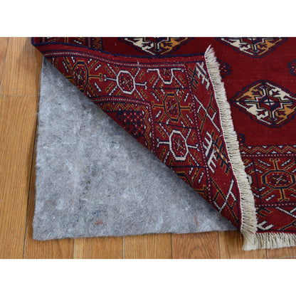 Persian Wool Hand Knotted Rug Red Red 3.3X4.2 -O087684