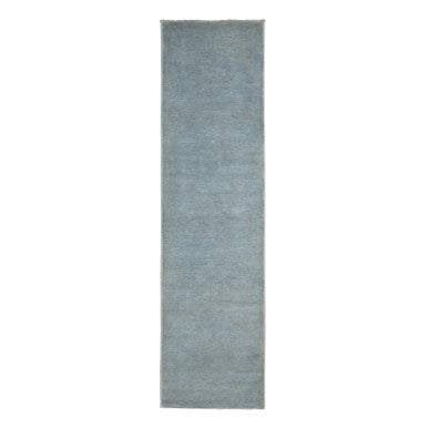 Oushak And Peshawar Wool Hand Knotted Rug Grey No Border 2.7X9.10 -O087691