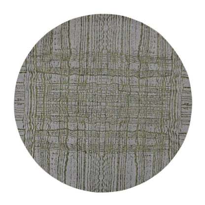Modern and Contemporary Wool Hand Loomed Rug Grey No Border 5.10X5.10 -O087712