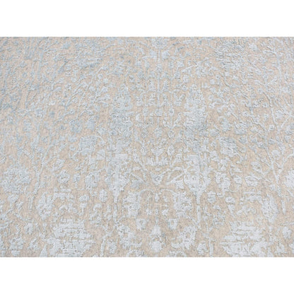 Transitional Wool Hand Loomed Rug Grey No Border 6.0X6.0 -O087713