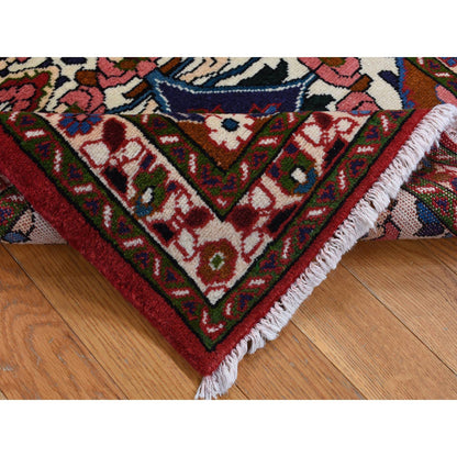 Persian Wool Hand Knotted Rug Ivory Ivory 2.9X4.0 -O087773