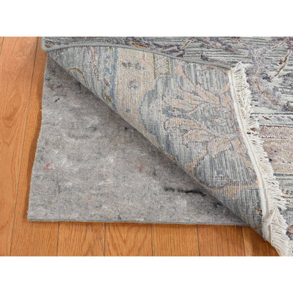 Oushak And Peshawar Wool & Silk Hand Knotted Rug Green Duck Green 2.0X3.0 -O087776