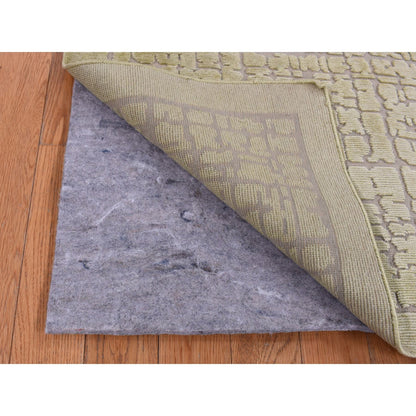 Modern and Contemporary Wool Hand Knotted Rug Beige No Border 2.0X3.0 -O087829