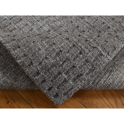Modern and Contemporary Wool Hand Loomed Rug Grey No Border 2.0X3.0 -O087830
