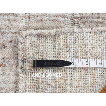 Modern and Contemporary Wool Hand Loomed Rug Grey No Border 1.5X1.6 -O087941