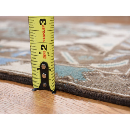 Tribal & Geometric Wool Hand Knotted Rug Brown Brown 2.9X4.6 -O087956