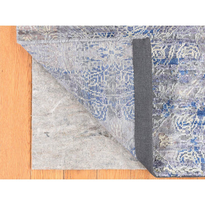 Modern and Contemporary Wool & Silk Hand Knotted Rug Blue 2.0x3.1 -O087972