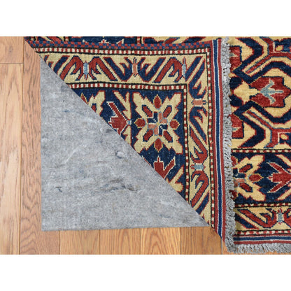 Kazak Wool Hand Knotted Rug Red Ivory 15.9X19.10 -O087978