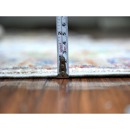 Oushak And Peshawar Wool Hand Knotted Rug Grey Gray 3.1X5.0 -O088341