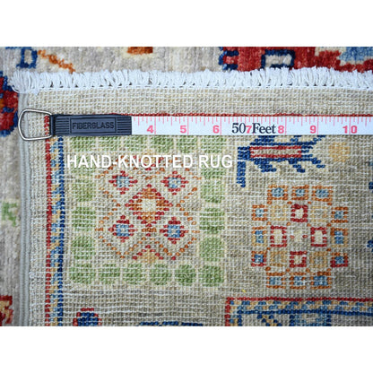 Oushak And Peshawar Wool Hand Knotted Rug Grey Gray 3.1X5.0 -O088341