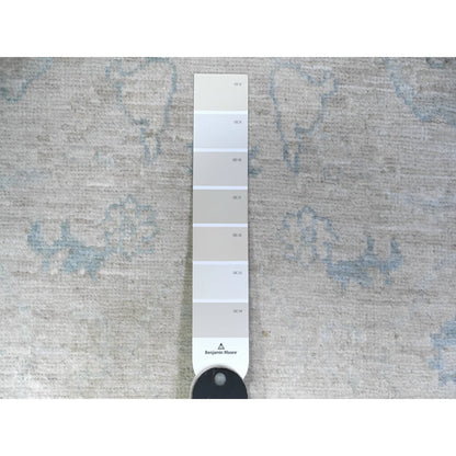 Oushak And Peshawar Wool Hand Knotted Rug Beige Beige 2.5X23.8 -O088359