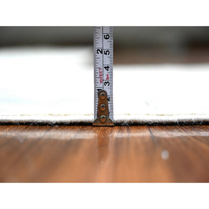 Oushak And Peshawar Wool Hand Knotted Rug Grey Blue 2.6X5.10 -O088363