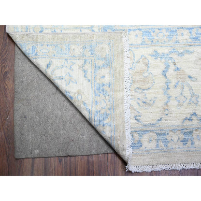 Oushak And Peshawar Wool Hand Knotted Rug Brown Beige 8.9X12.0 -O088377