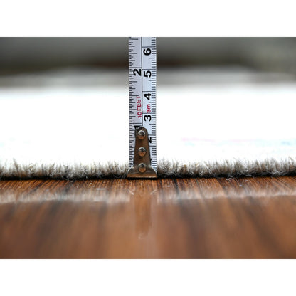 Oushak And Peshawar Wool Hand Knotted Rug Grey Gray 3.1X4.10 -O088446