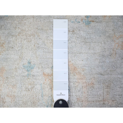 Oushak And Peshawar Wool Hand Knotted Rug Blue Blue 3.11X5.9 -O088528