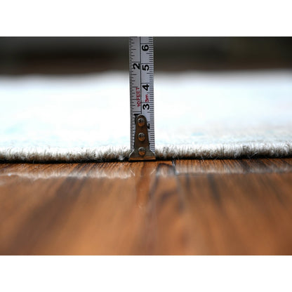 Oushak And Peshawar Wool Hand Knotted Rug Blue Blue 3.11X5.9 -O088528