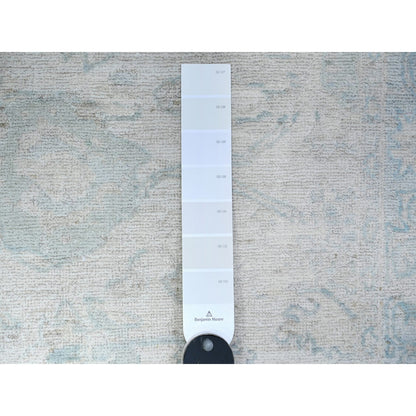 Oushak And Peshawar Wool Hand Knotted Rug Grey Gray 3.0X5.0 -O088553