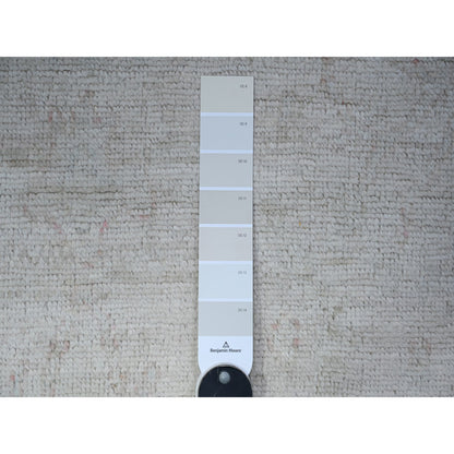 Oushak And Peshawar Wool Hand Knotted Rug Grey Gray 4.1X5.9 -O088570