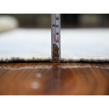 Oushak And Peshawar Wool Hand Knotted Rug Grey Gray 4.1X5.9 -O088570