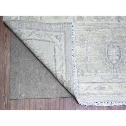 Oushak And Peshawar Wool Hand Knotted Rug Grey Gray 8.10X11.5 -O088582