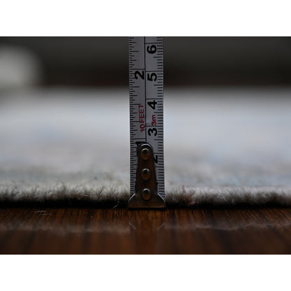 Oushak And Peshawar Wool Hand Knotted Rug Blue Blue 4.2X5.9 -O088613