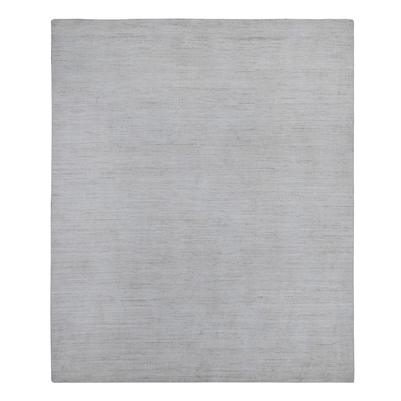 Ivory 7'11" x 9'8" Modern and Contemporary Hand knotted Wool Rug - Sku: O088737