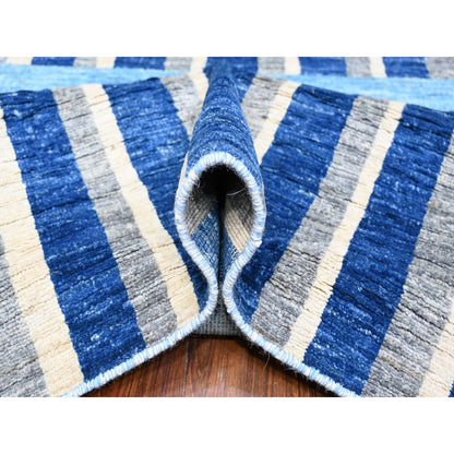 Modern and Contemporary Wool Hand Knotted Rug Grey No Border 8.8X11.7 -O088739