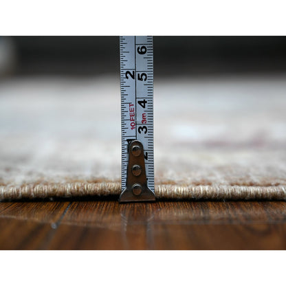 Oushak And Peshawar Wool Hand Knotted Rug Brown No Border 3.2X5.0 -O088760