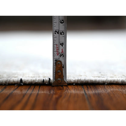 Oushak And Peshawar Wool Hand Knotted Rug Grey Gray 3.1X4.11 -O088909